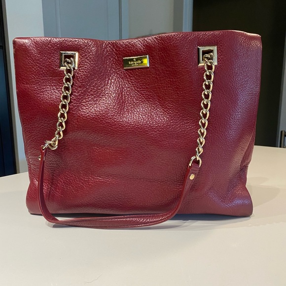 Kate Spade Large red tote - Picture 1 of 4